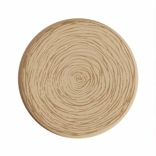Wood Grain Round Diatom Mud Coaster